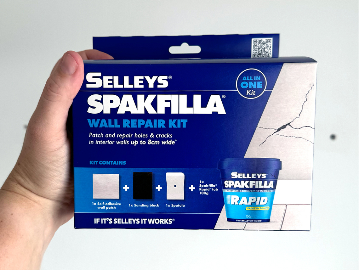 How To Patch A Hole Using A Selleys Wall Repair Kit
